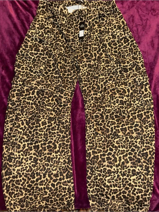 Fashion Nova Pants - Fashion Nova Wide Leg Leopard Print Pants - Brown/Black
